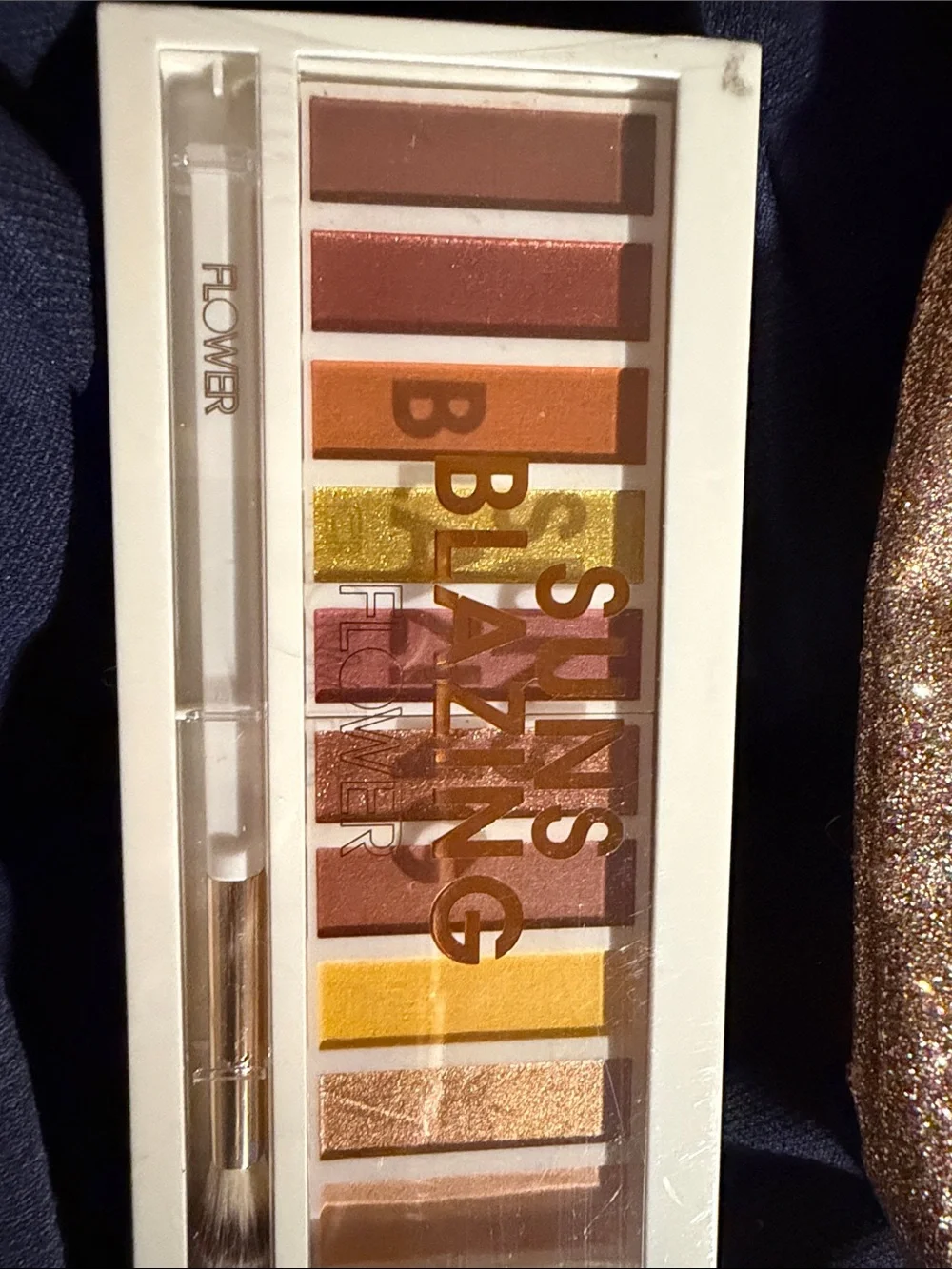 Beauty Sun's Blazing Eyeshadow Palette - Warm Gold & Pink Shades